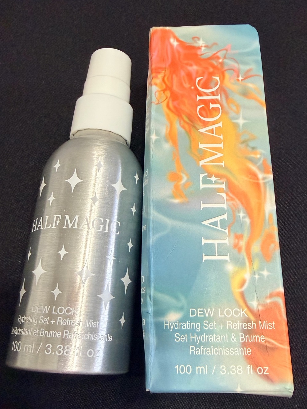 🌻 Half Magic Dew Lock Hydrating Set + Refresh Mist New FullSz